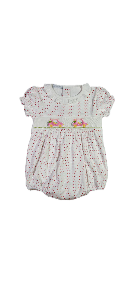 Caddie Cutie Smocked Bubble